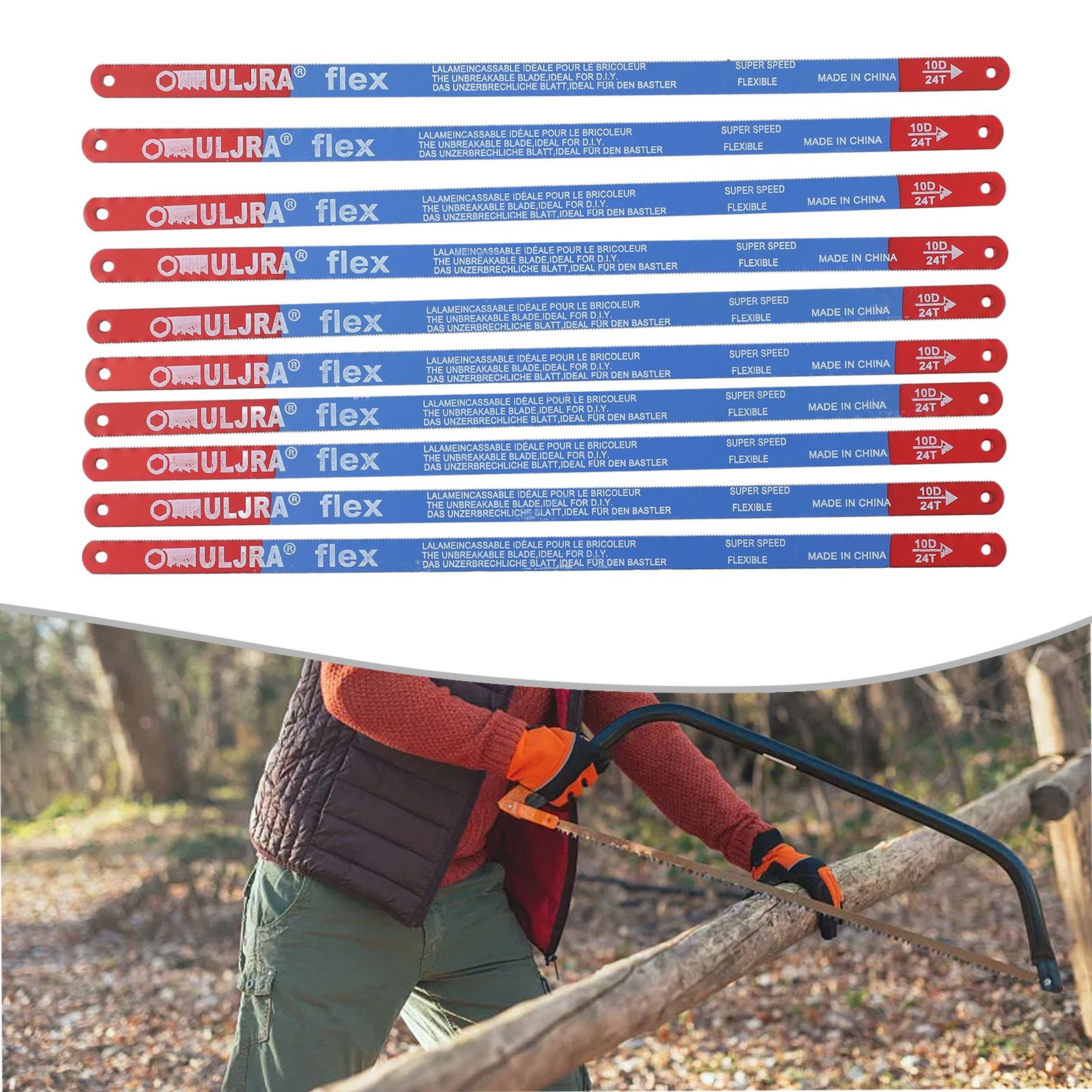 10 unids/set 14T/18T/24T hoja  - Hacksaw reseña y precio